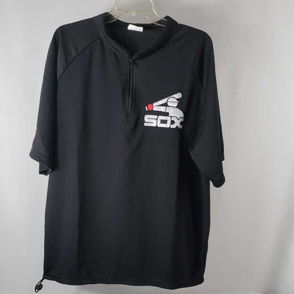 Black SOX Half-Zip  Xlg Shirt